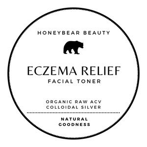 HoneyBear Beauty Eczema Relief Natural Healing Facial Toner